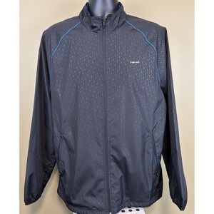 Hind Men's Medium Black Windbreaker Jacket Lightweight Running (#1)